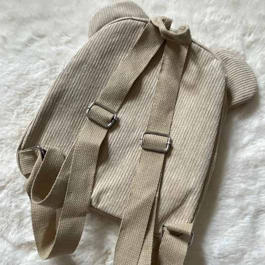 Sac à dos velour ours