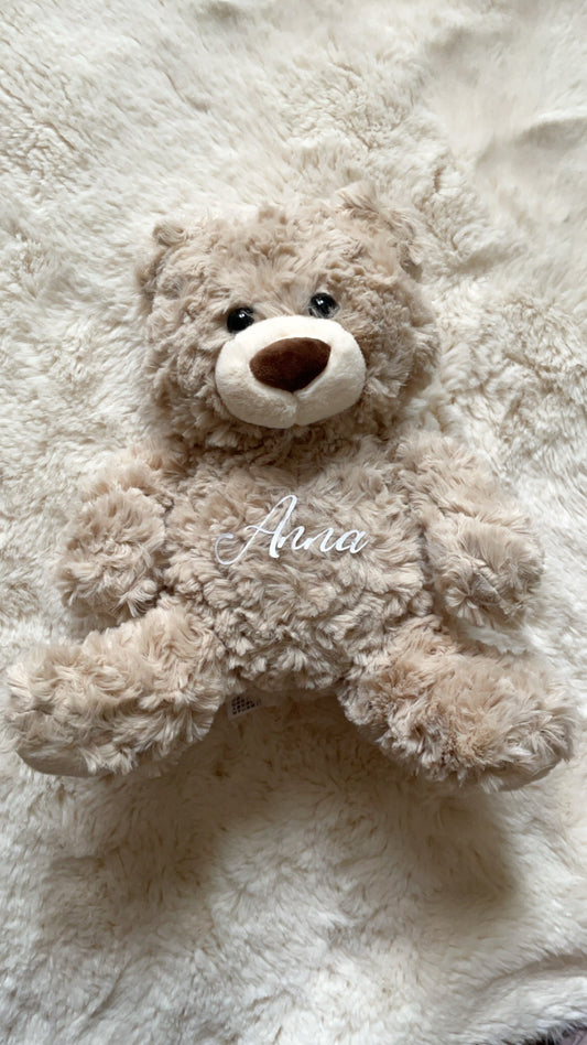 Peluche ours beige